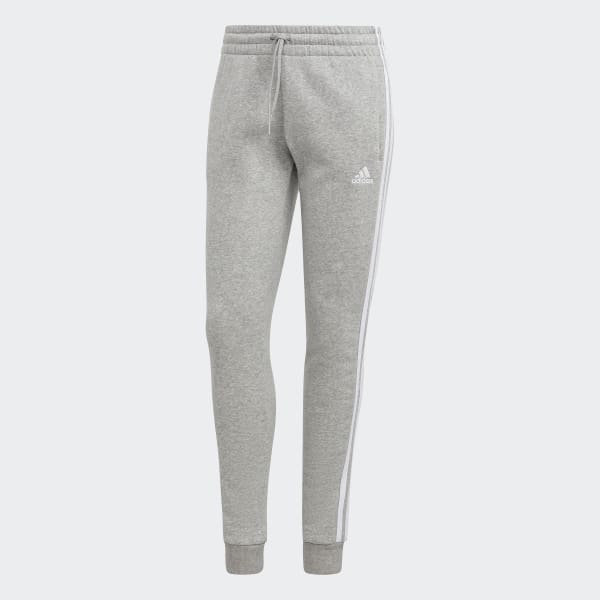 Gris Pants Essentials 3 Franjas Tela Fleece