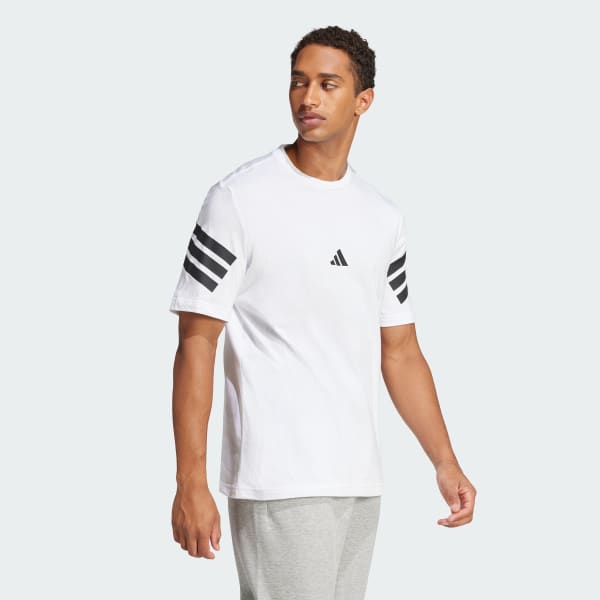 Beyaz Future Icons 3-Stripes Tişört