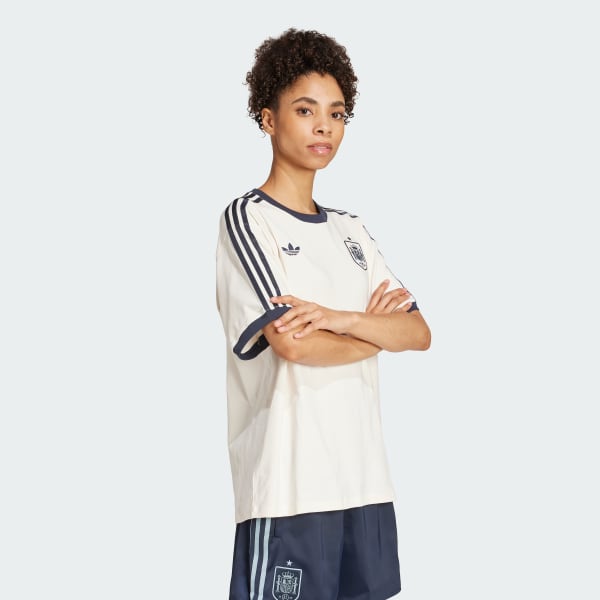 Branco T-shirt da Espanha