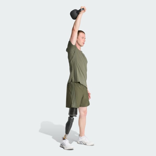 vert T-shirt Designed 4 Training 3 bandes