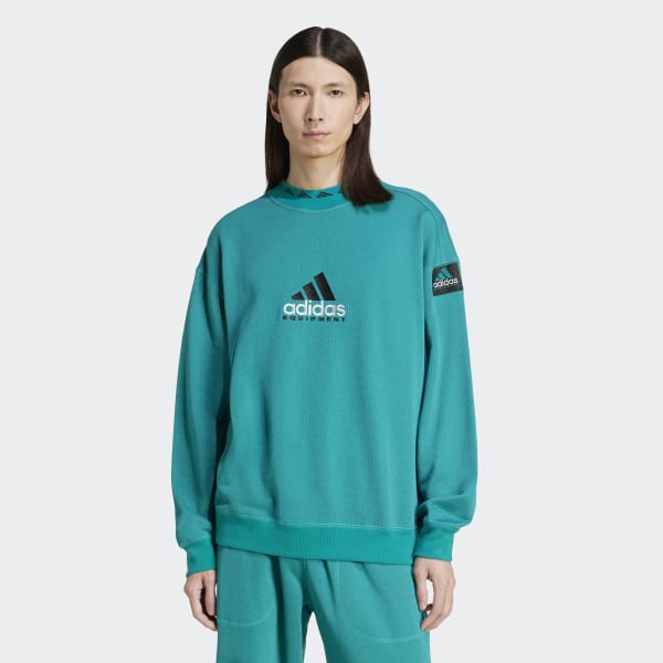 EQT アーカイブ クルーネック スウェット / アディダスオリジナルス adidas EQT Archive Crewneck Sweatshirt - Black | Men's