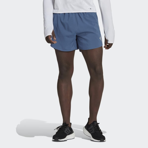 Blue Designed 4 Running Shorts