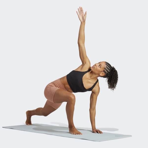 Brown Yoga Studio Five-Inch Short Leggings