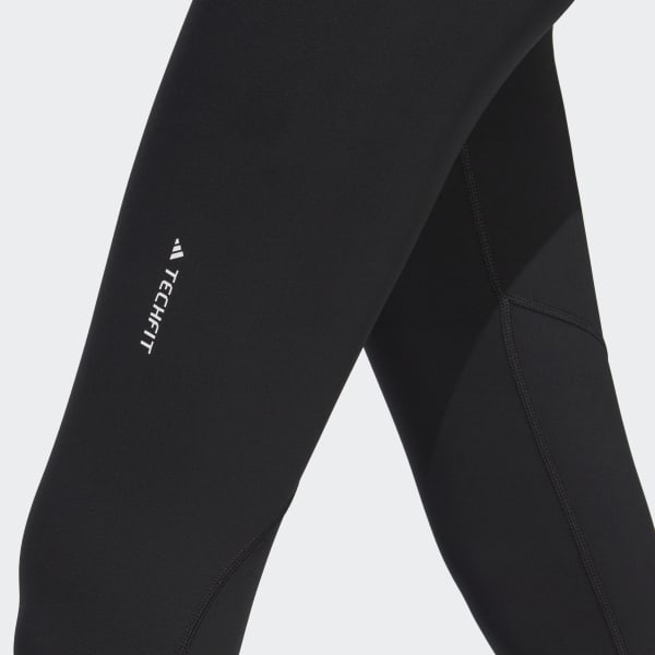 Женские леггинсы adidas Techfit 7/8 Leggings (Черные)