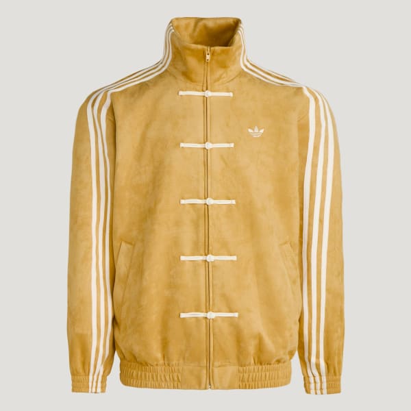 Beige New Chinese Style Track Top