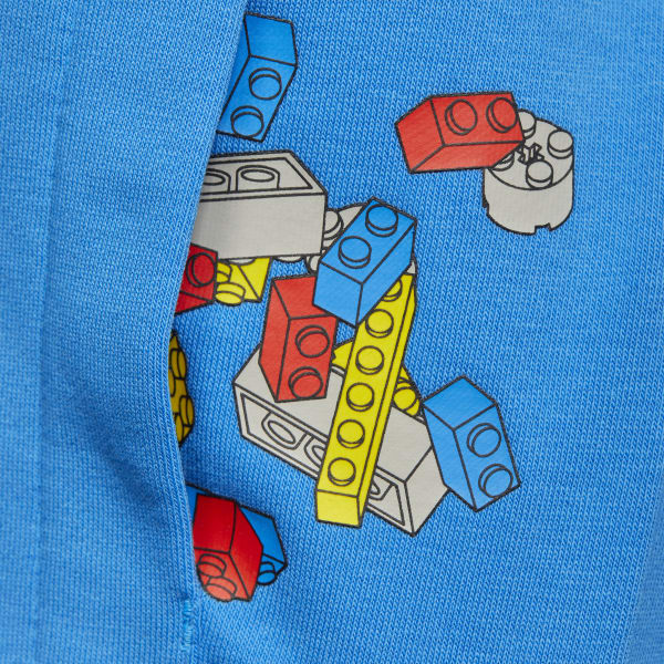Azul Sudadera adidas x Classis LEGO® 3 Rayas JEW06