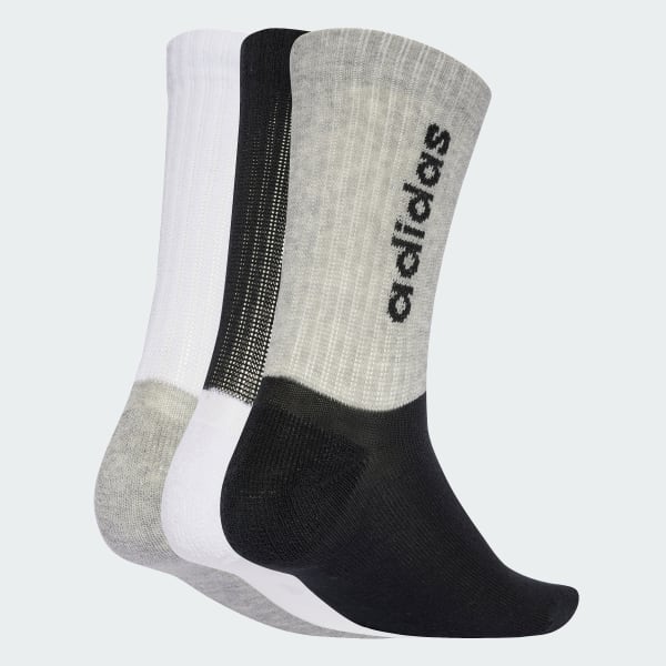 Negro Calcetines Clásicos Lineales 3 Pares Niños