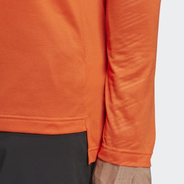 Orange Terrex Multi Half-Zip Tee IE782