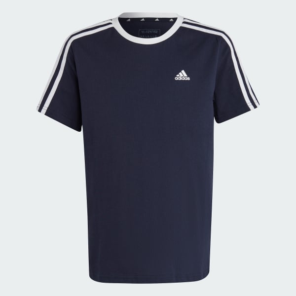 Essentials 3 Stripes Cotton Loose Fit Boyfriend Tee