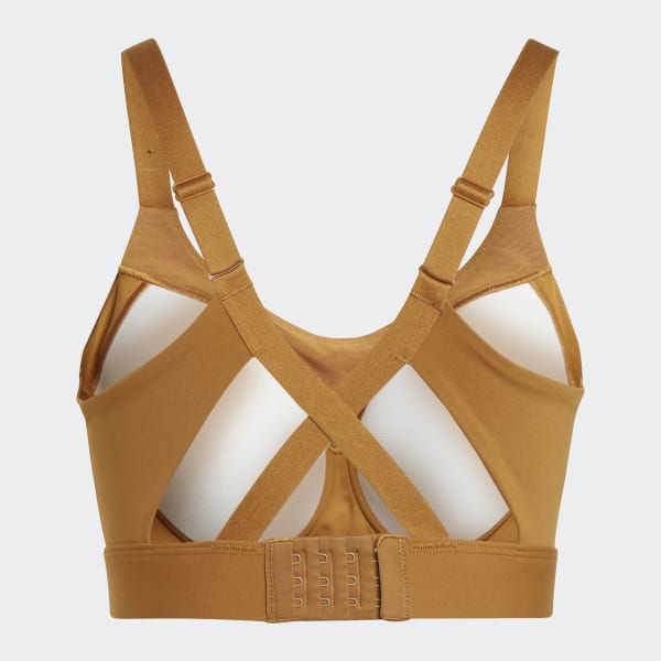 Brown Tailored Impact Training High-Support Bra