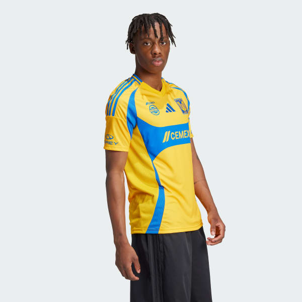 adidas Tigres UANL 24/25 Home Jersey - Yellow | Free