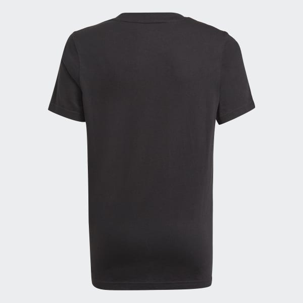 Black adidas Essentials 3-Stripes T-Shirt