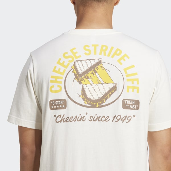 Camiseta Estampada Food Grilled Cheese - Branco adidas | adidas Brasil
