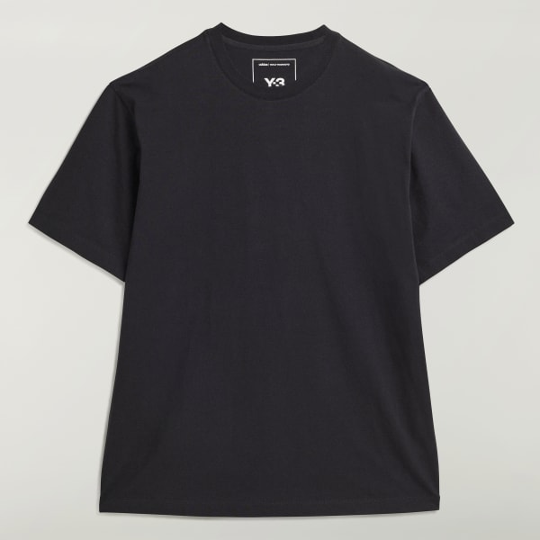 Y-3 ブラック Tシャツ アディダス三本線 y-3-graphic-short-sleeve-tee.jpg