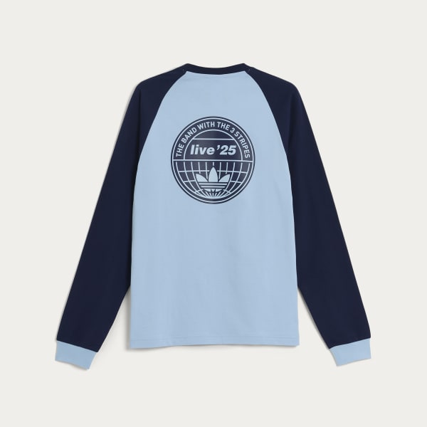 トップス Oasis Live '25 Adidas LongT-Shirt Dublin Live '25 adidas Football Shirt Black – Oasis Live '25