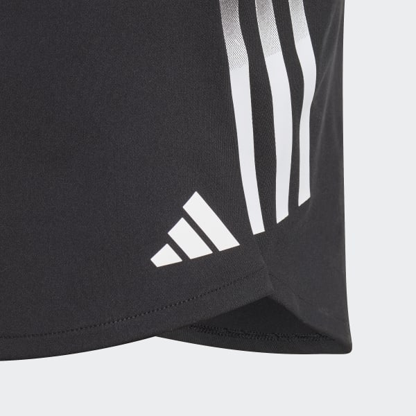 Zwart AEROREADY 3-Stripes Knit Short