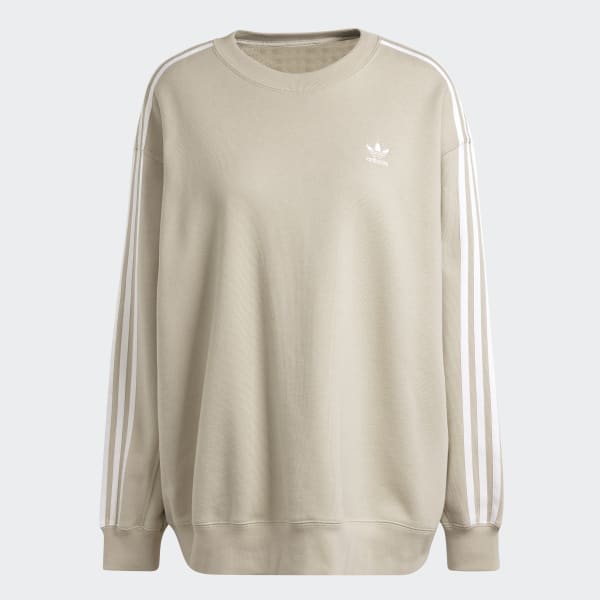 adidas Adicolor Classics Oversized Sweatshirt Beige adidas Thailand
