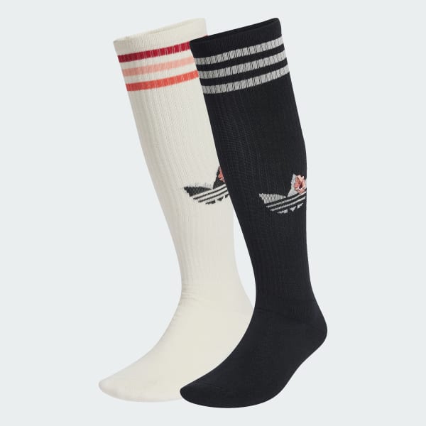 White adidas Originals x Liberty London Knee Socks 2 Pairs