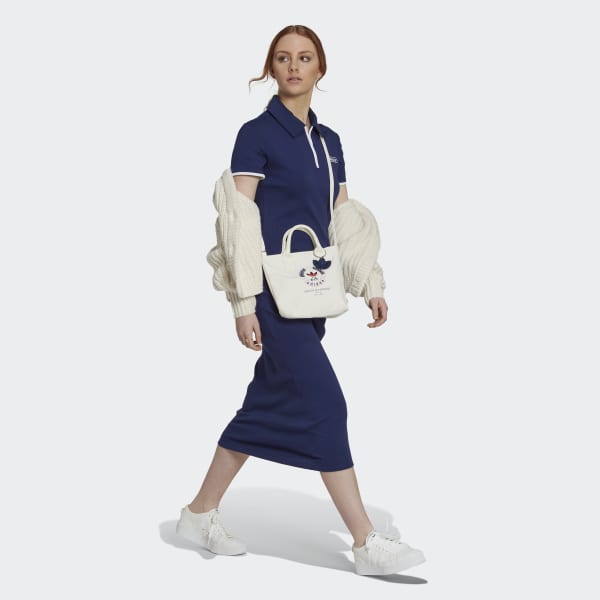 Blu Abito Midi Zip Polo DVJ73