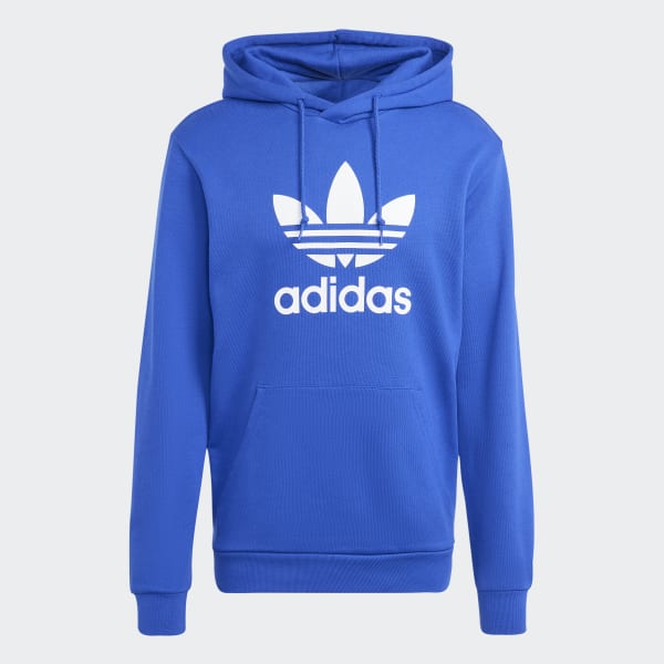 Adidas originals online trefoil hoodie navy