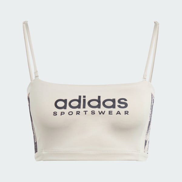 Beige Tiro Summer Tube Top With Detachable Straps
