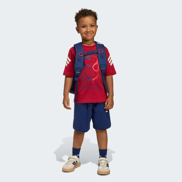 Granate CONJUNTO DE PLAYERA ADIDAS MARVEL SPIDER-MAN
