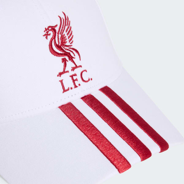 White Liverpool FC Baseball Cap