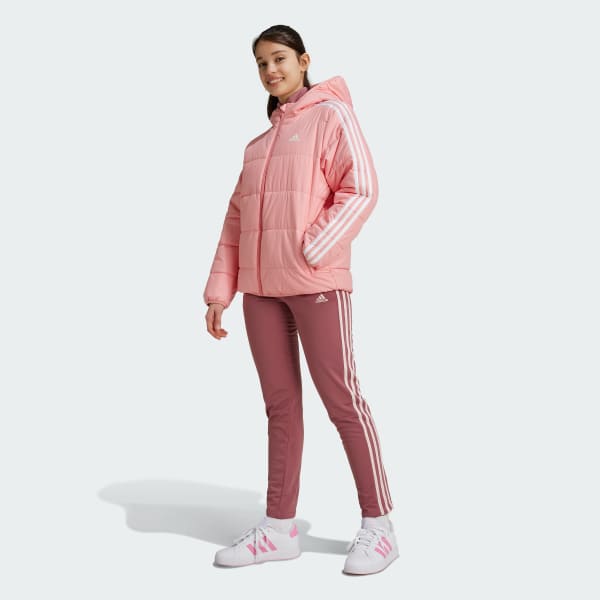 Rose Veste matelassée 3 bandes Essentials