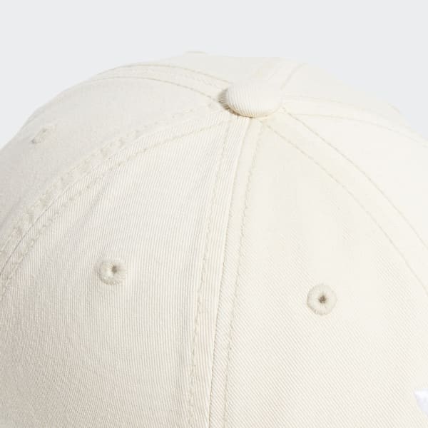White Relaxed Strap-Back Hat FZ8488X