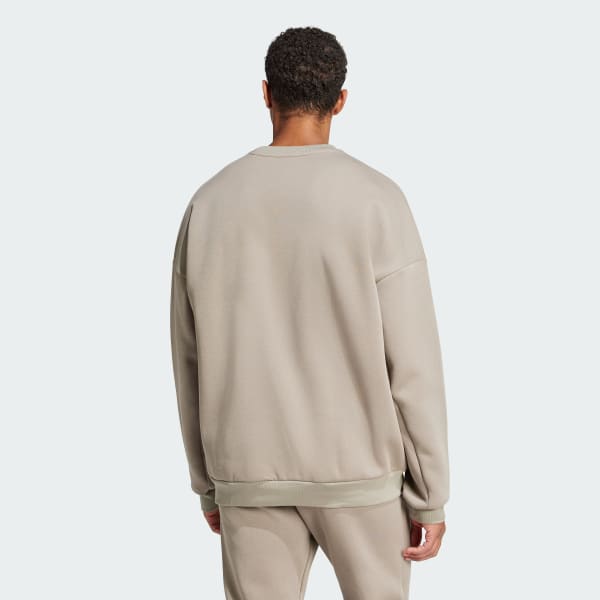 Beige Future Icons 3 Bar Logo sweatshirt