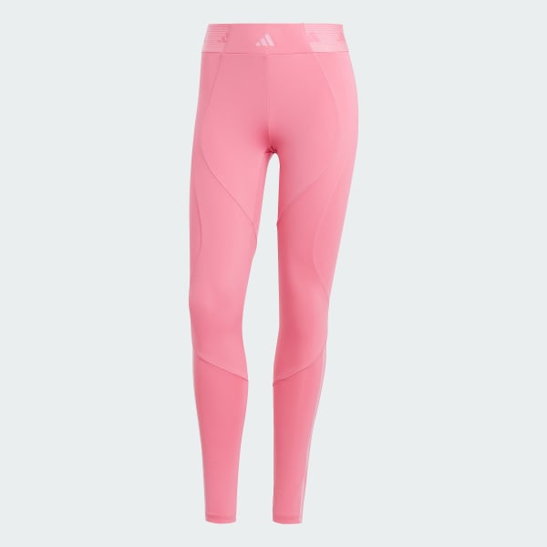 Adidas Mallas Largas Hyperglam Rosa Fusion Mujer Training XS