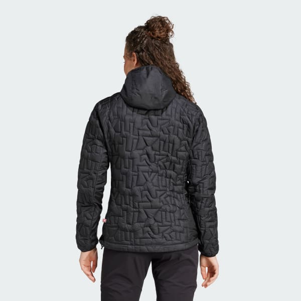 Sort Terrex Xperior PrimaLoft Loose Fill Insulated Hooded jakke