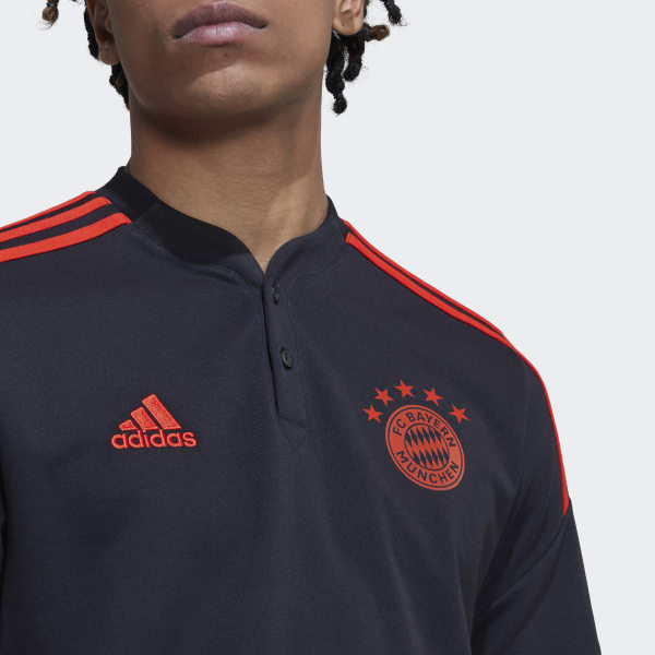 Svart FC Bayern Condivo 22 Polo Shirt QB350