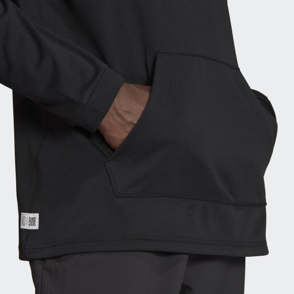 cierna Mikina s kapucňou Train Essentials Made to be Remade Training Long Sleeve