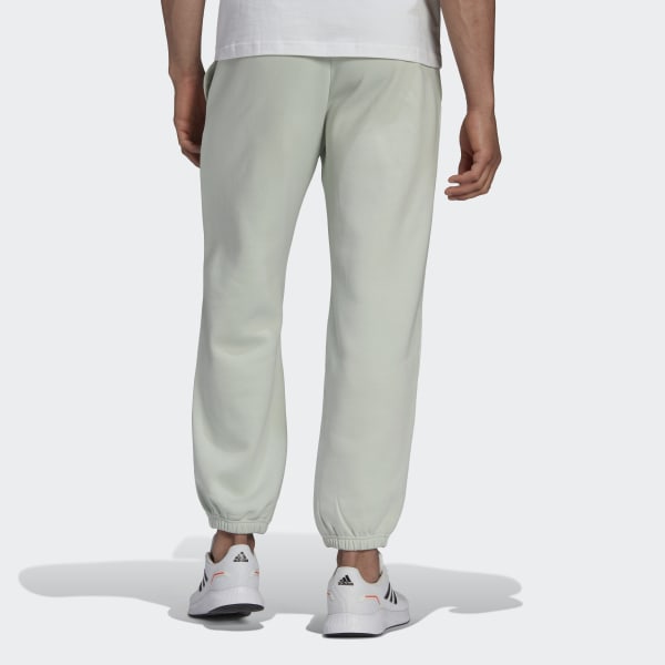 adidas Essentials FeelVivid Cotton fleece Straight Leg Sweat Pants - Grey