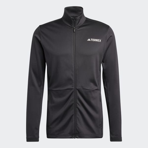 Negro Campera Terrex Multi Cierre Frontal Felpa