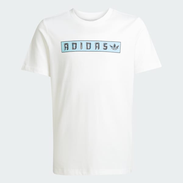 White Graphic Tee Kids