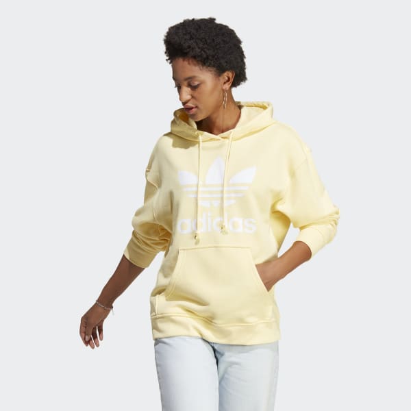 Adidas yellow 2025 trefoil sweatshirt