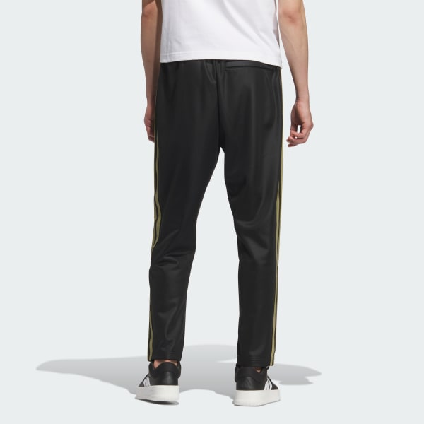 ブラック Stadium Gold レギュラーフィット フルレングス オープンヘム トラックパンツ