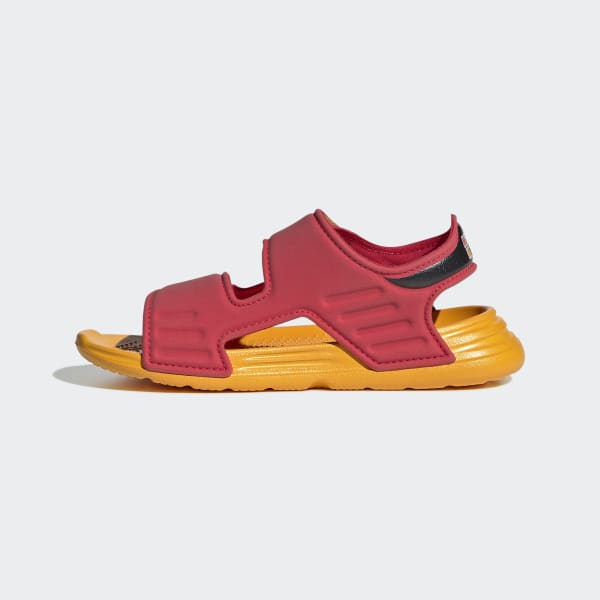 Czerwony adidas x Disney Mickey Mouse AltaSwim Sandals LUQ87