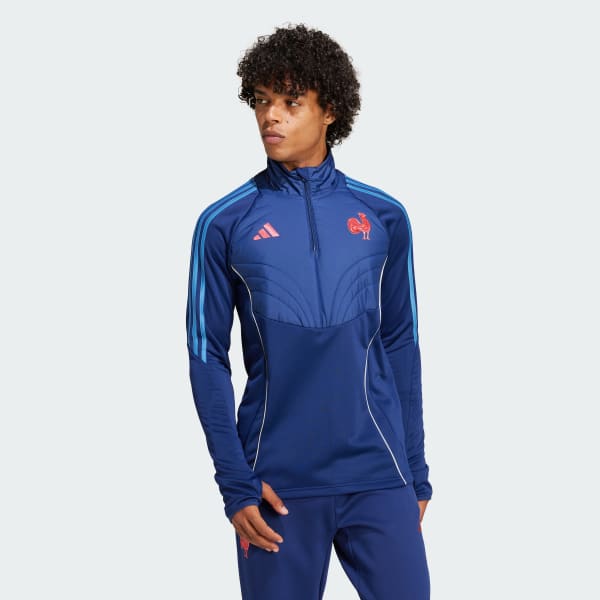 Blau Frankreich Winterized Oberteil