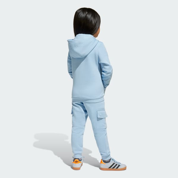 Blue Hoodie Cargo Set Kids