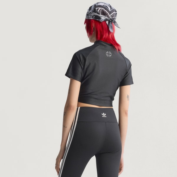 Negro Remera Corta Teamgeist Adicolor