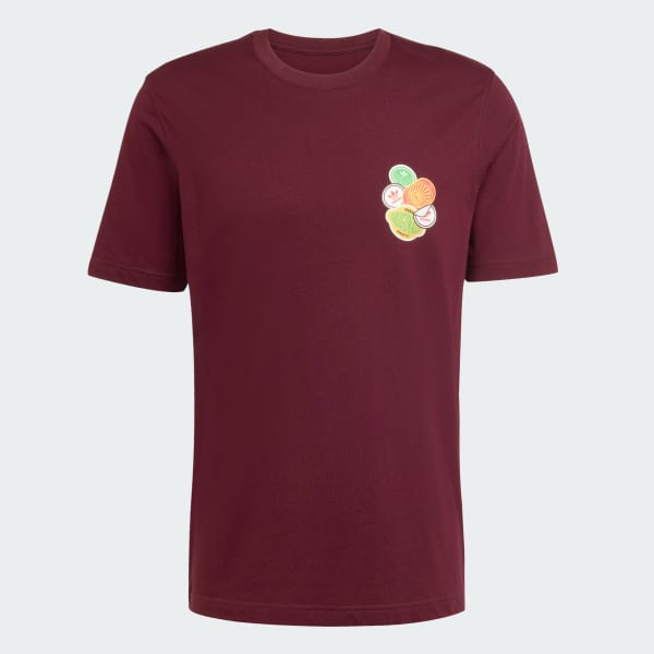 Burgundy Trefoil Series Loose Tee
