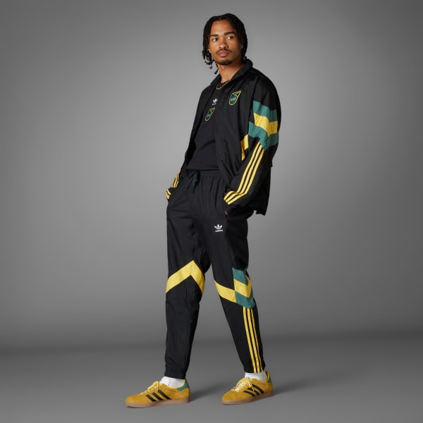 Schwarz Jamaika Originals Trainingshose