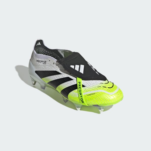 Bianco Scarpe da calcio Predator Elite Fold-Over Tongue Soft Ground