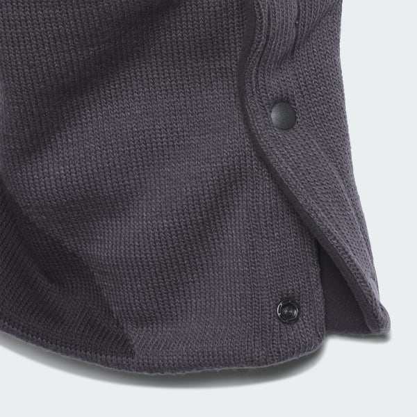 グレー ビッグ ロゴ リバーシブル ネックウォーマー