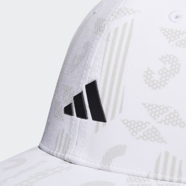 White Graphic Cap