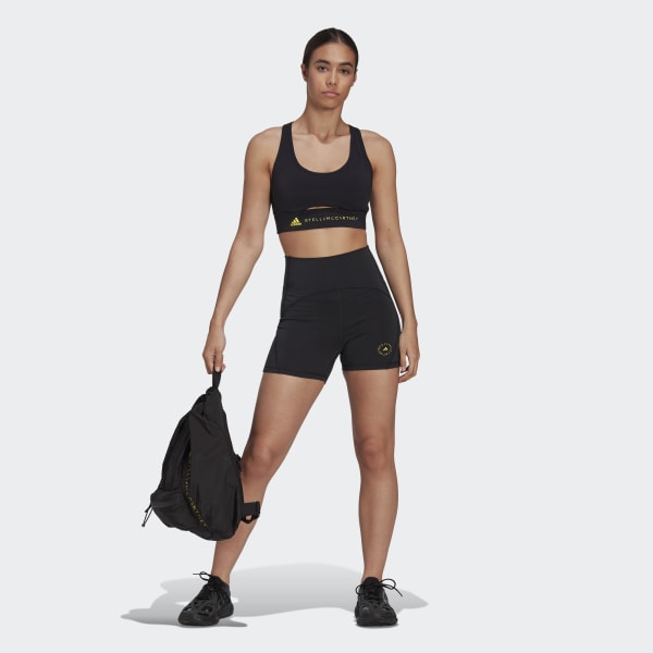 Svart adidas by Stella McCartney TrueStrength Yoga Short Leggings