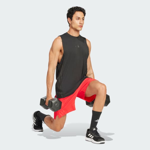 Preto Regata Designed-for-Training Três Listras